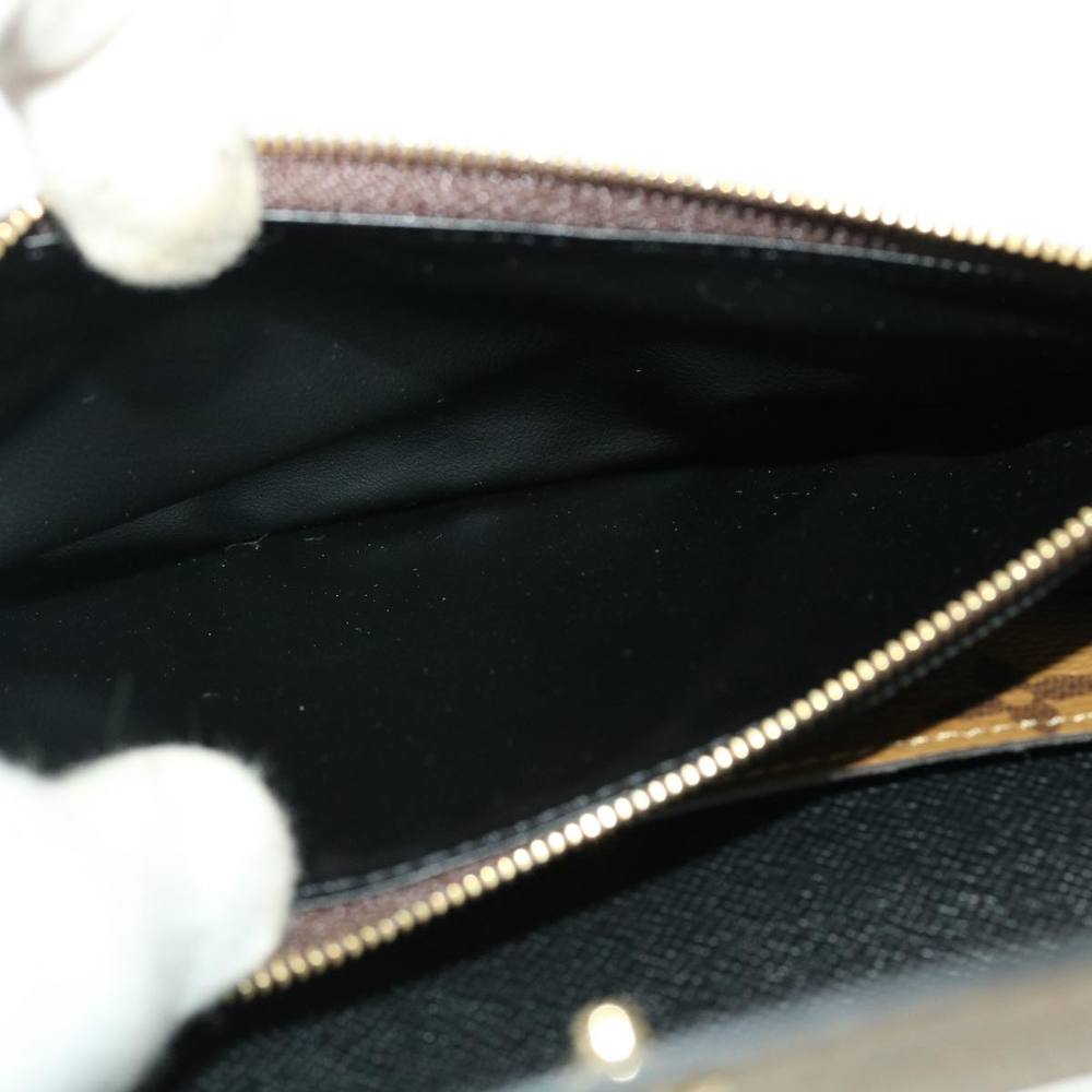 LOUIS VUITTON Monogram Reverse Portefeuille Emily Long Wallet M82157 Auth 40459A - Picture 11 of 16
